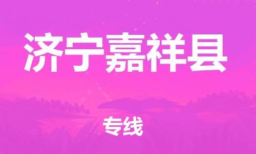 邯鄲到濟(jì)寧嘉祥縣物流公司-農(nóng)資產(chǎn)品運輸專線-省時省力省心